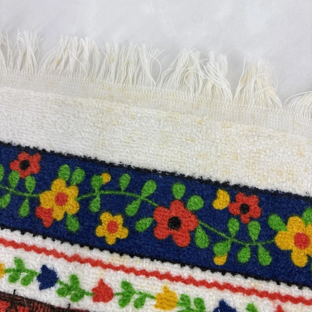 1970s Dish‎ Towel & Dishcloth Set by Sayco Kitchen Towels Row Home Country Town